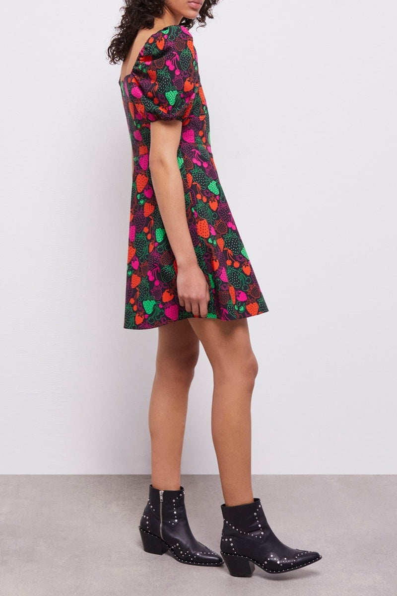 Vestido Corto - Naranja Y Contraventana - Mujer