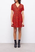 Vestido corto - Naranja - Mujer