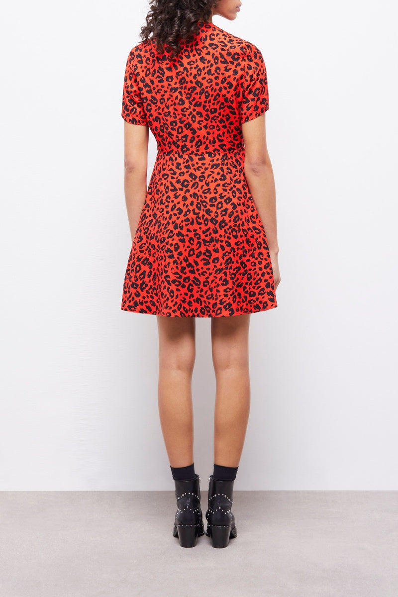 Robe Courte - Orange - Femme