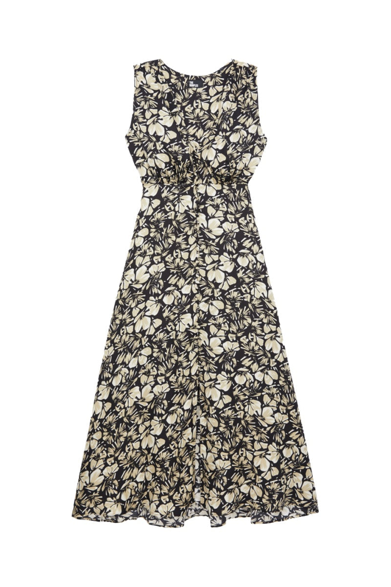 Robe Longue - Noir Et Blanc - Femme