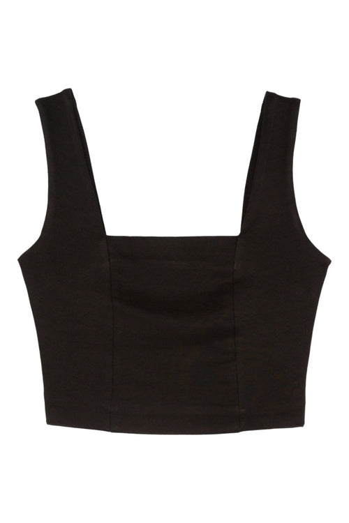 Crop Top - Noir - Femme