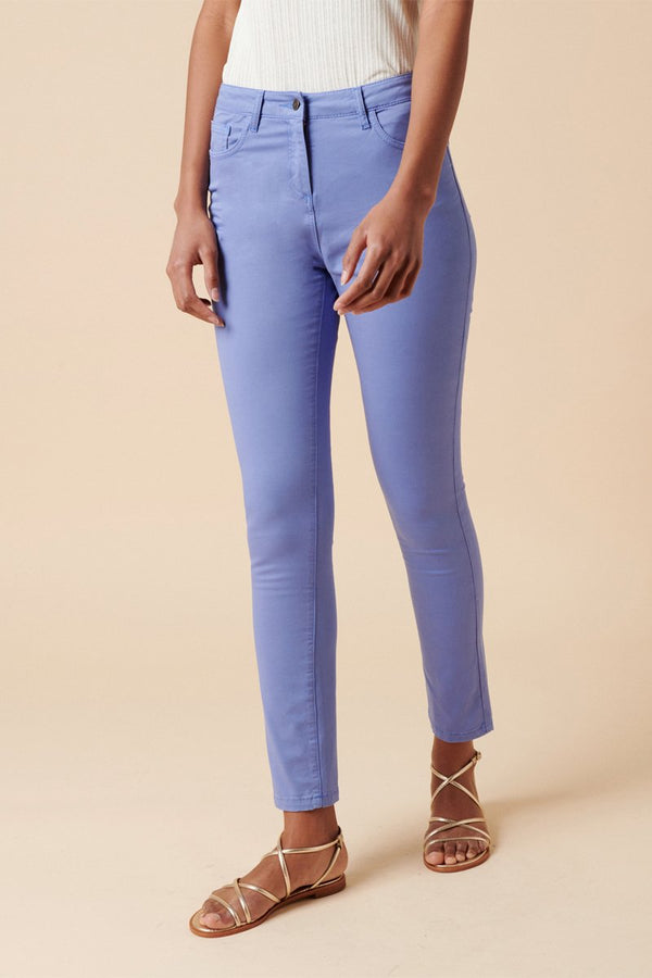 Pantalon Slim En Coton Biologique Philemon - Mauve