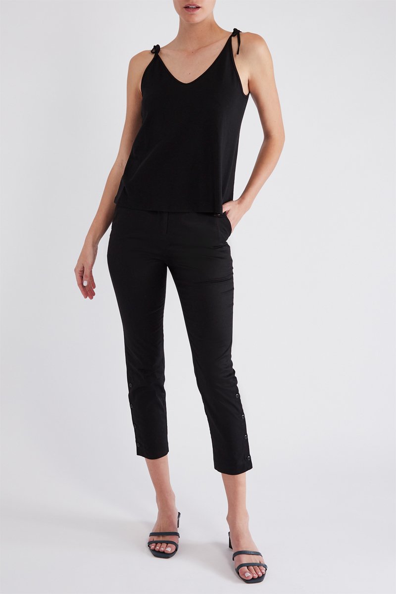 Pantalón Pirata Palmito - Negro
