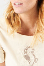 Camiseta Tipocampe - Beige