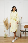 Karl Marc John - Robe Chemise Rafia - Jaune