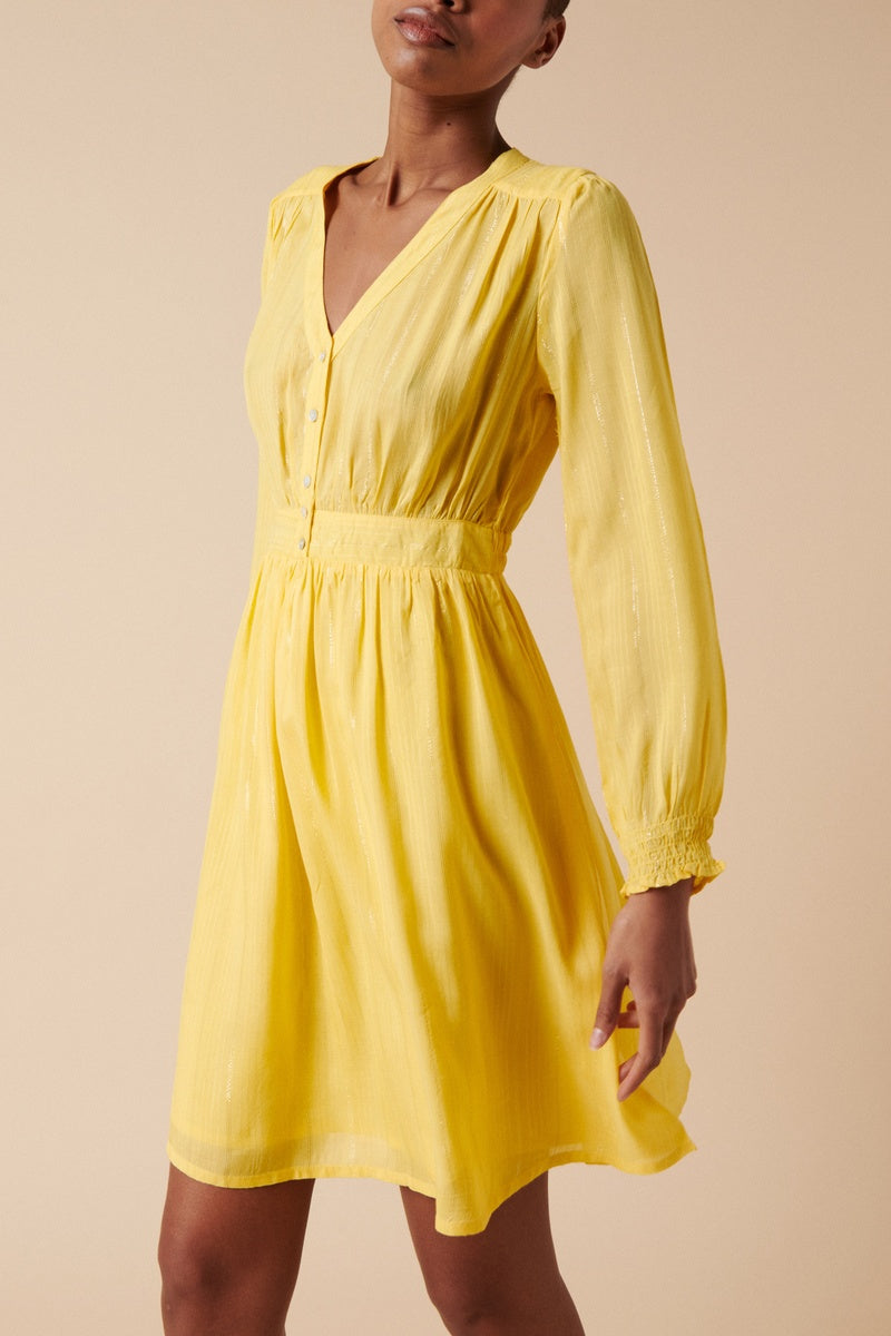 Robe Droite - Jaune