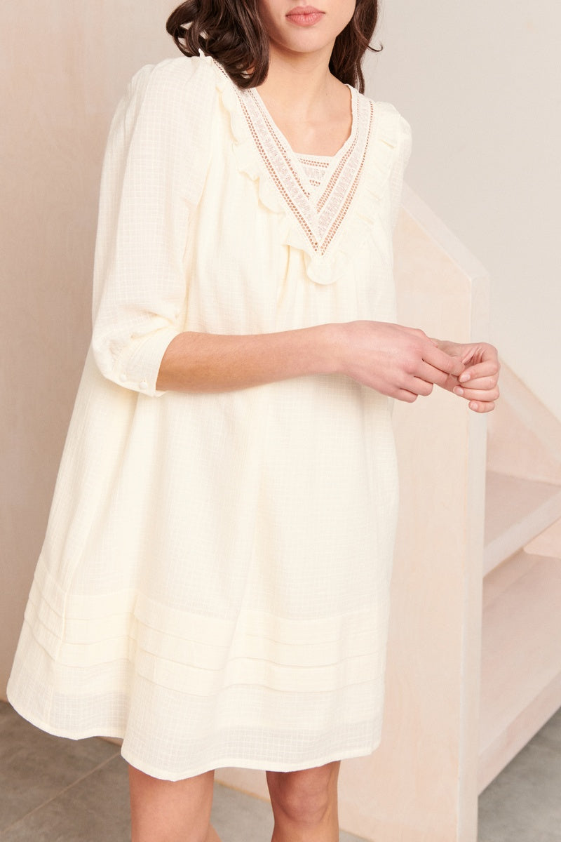 Straight Dress - Beige
