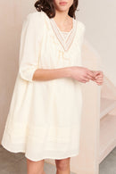 Vestido recto - Beige