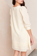 Vestido recto - Beige