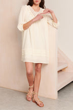 Straight Dress - Beige