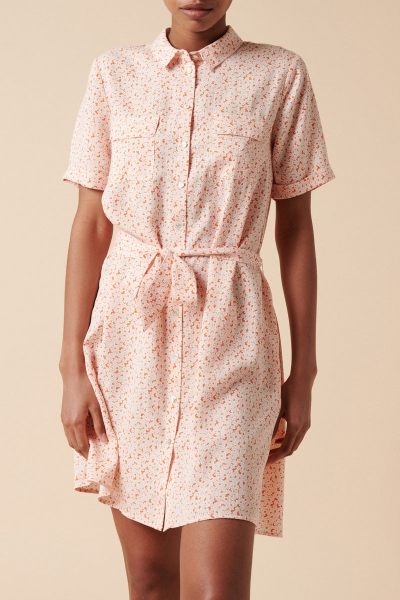 Vestido camisero - Naranja