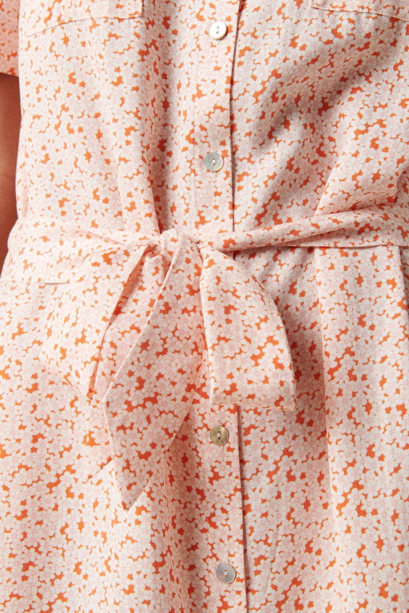 Vestido camisero - Naranja