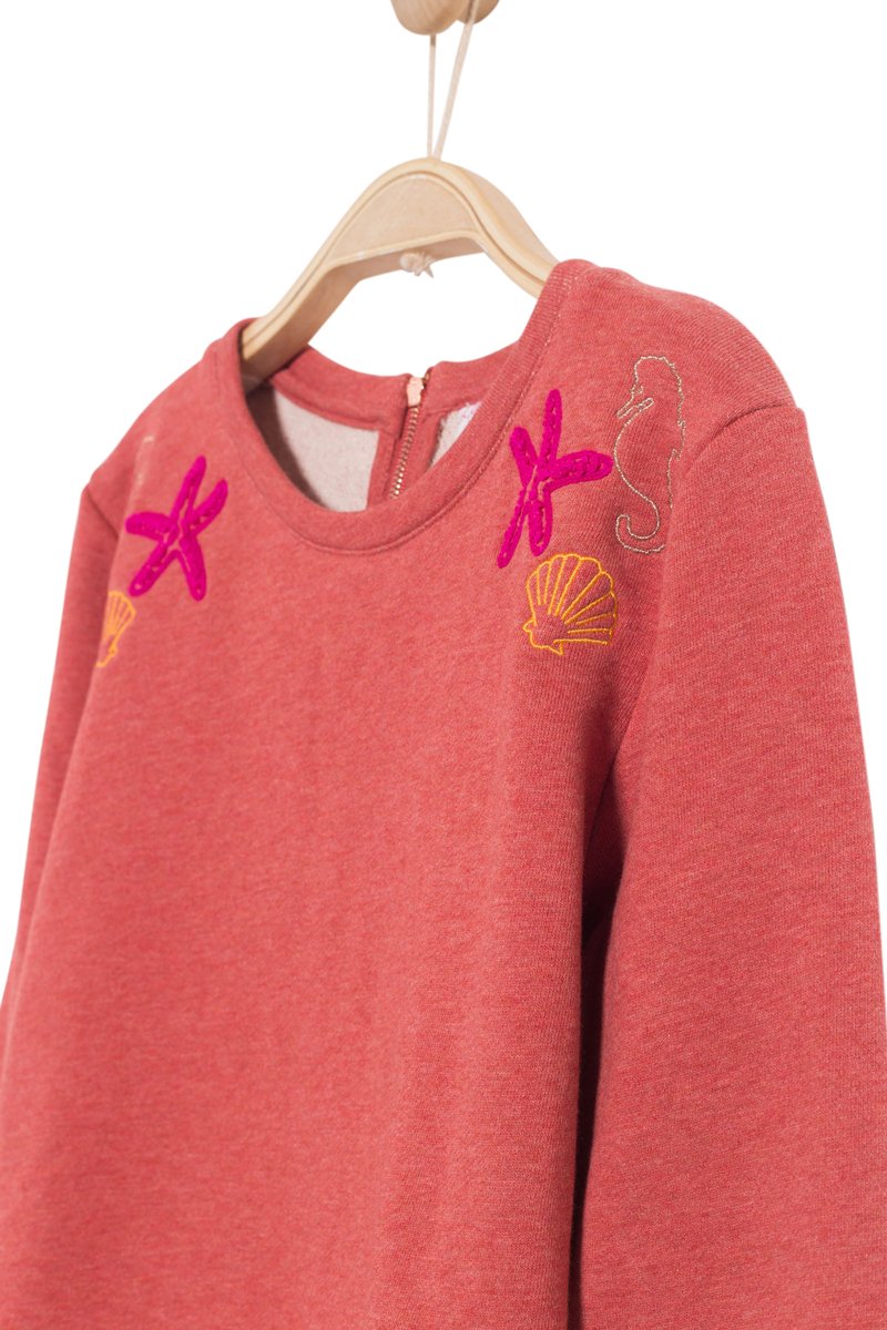 Shelly Sweatshirt - Brick Red - Children