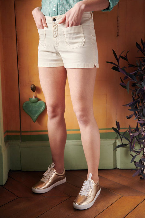 Karl Marc John - Short Taille Haute Italiano - Blanc