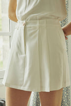 Short De Talle Alto Ione - Blanco