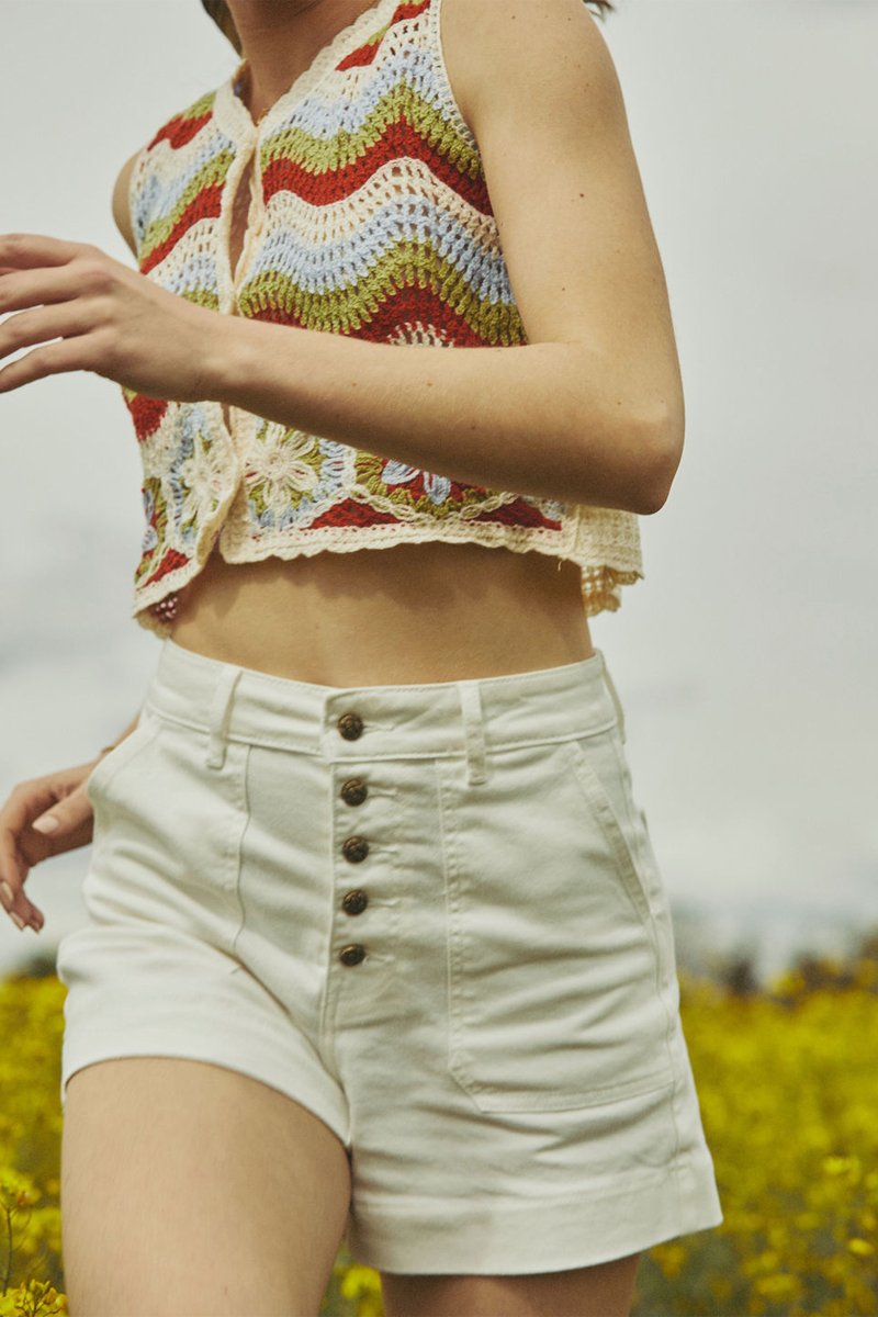 Karl Marc John - Short Taille Haute Ilone - Blanc