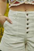 Karl Marc John - Short Taille Haute Ilone - Blanc