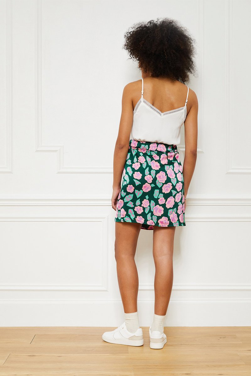 Karl Marc John - Falda skater Jamina - Verde