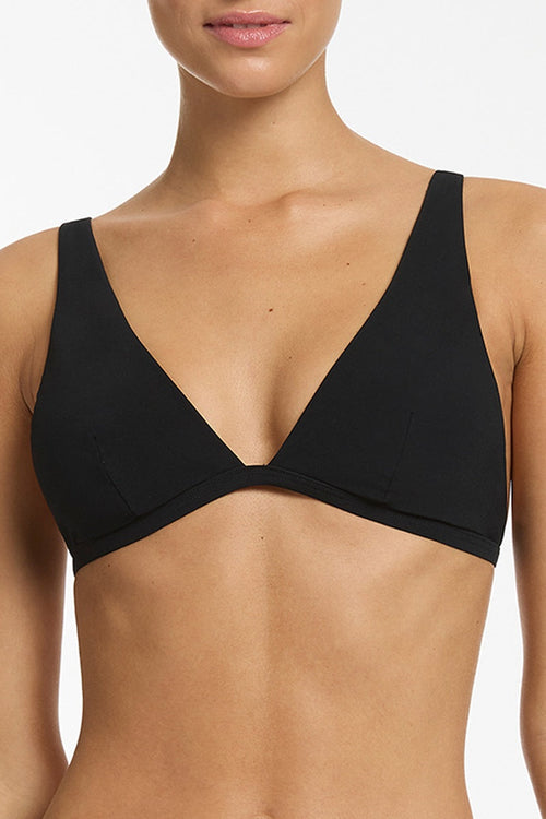 Jetset Bikini Top - Black - Jets