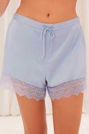 Aurele Pajama Shorts - Light Blue