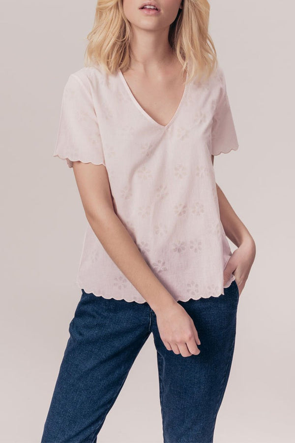 Blusa Toa - Rosa Empolvado