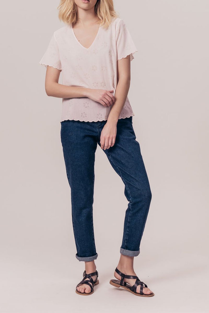 Blouse Toa - Rose Poudré