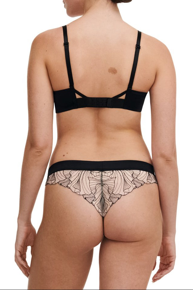 Sujetador Tattoo Lo - Negro Y Beige