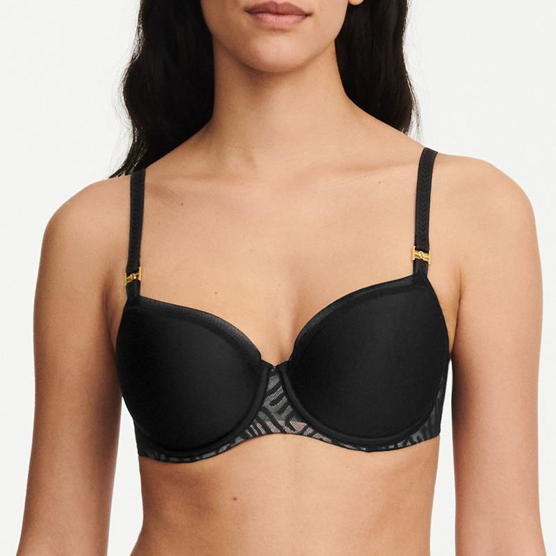 Graphic A Bra - Black