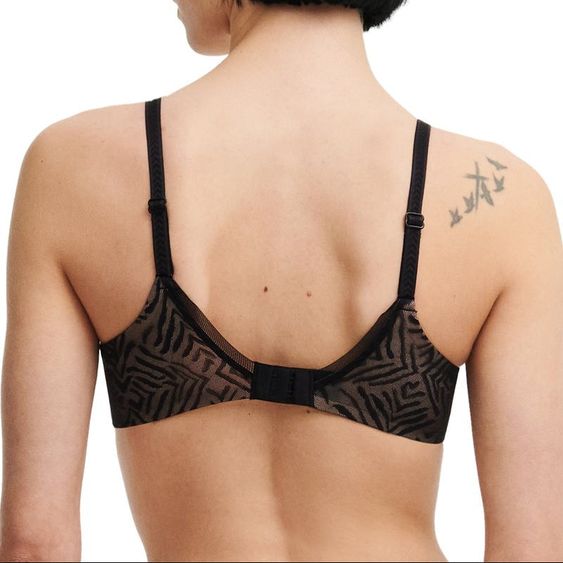 Graphic A Bra - Black