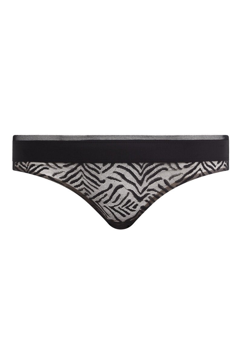 Calzoncillos con gráfico A - Negro