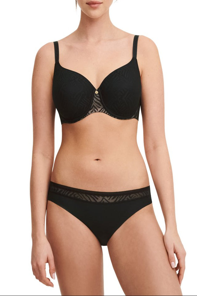 Calzoncillos con gráfico A - Negro