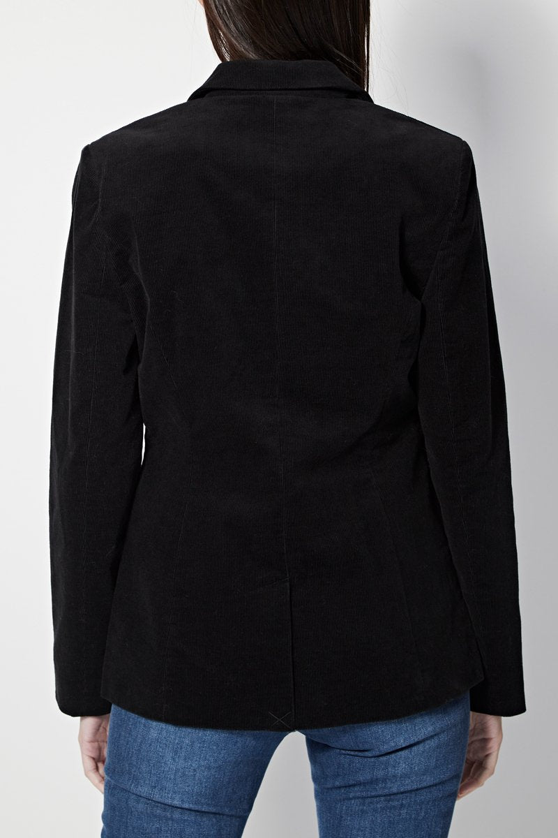 Veste En Velours Verdoie - Noir