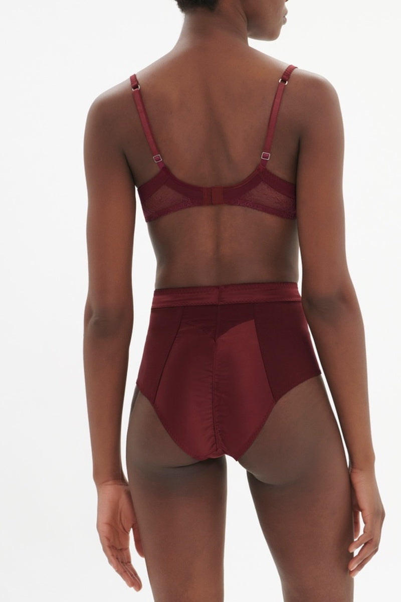 Eve High-Waist Knicker - Red