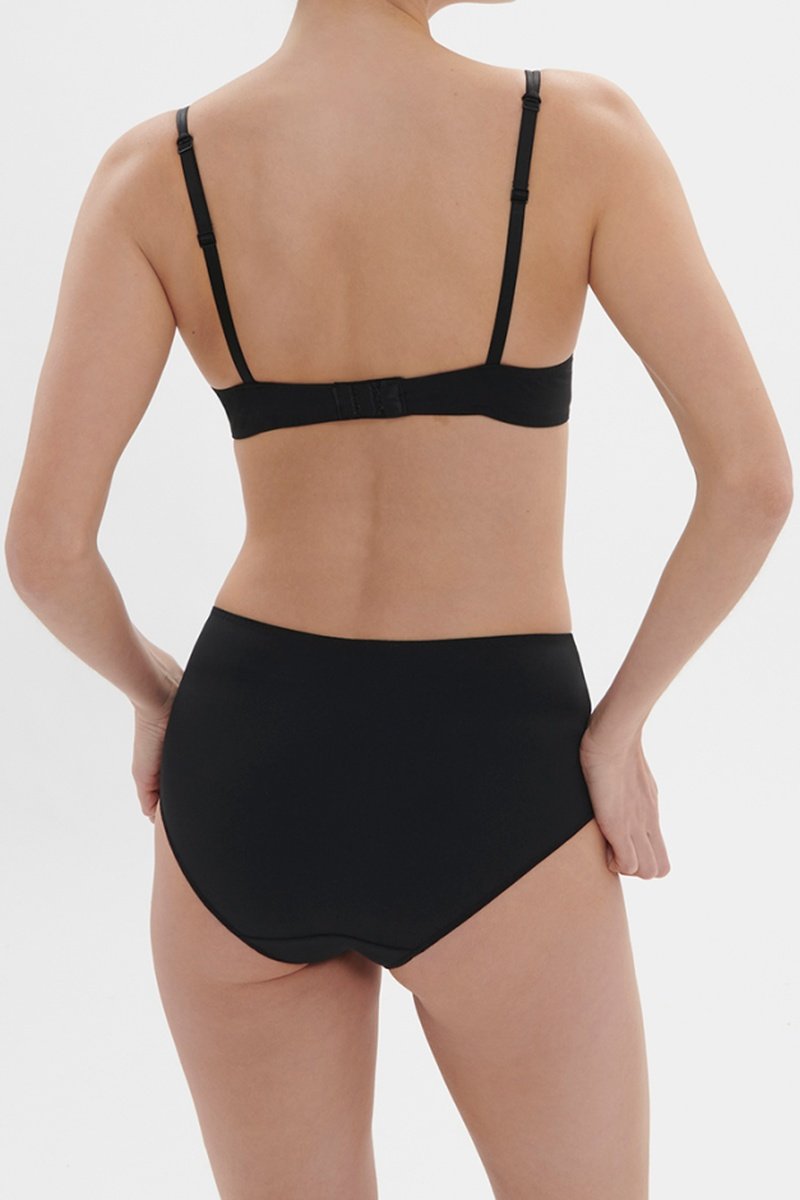 Pantalón corto Délice de cintura alta - Negro