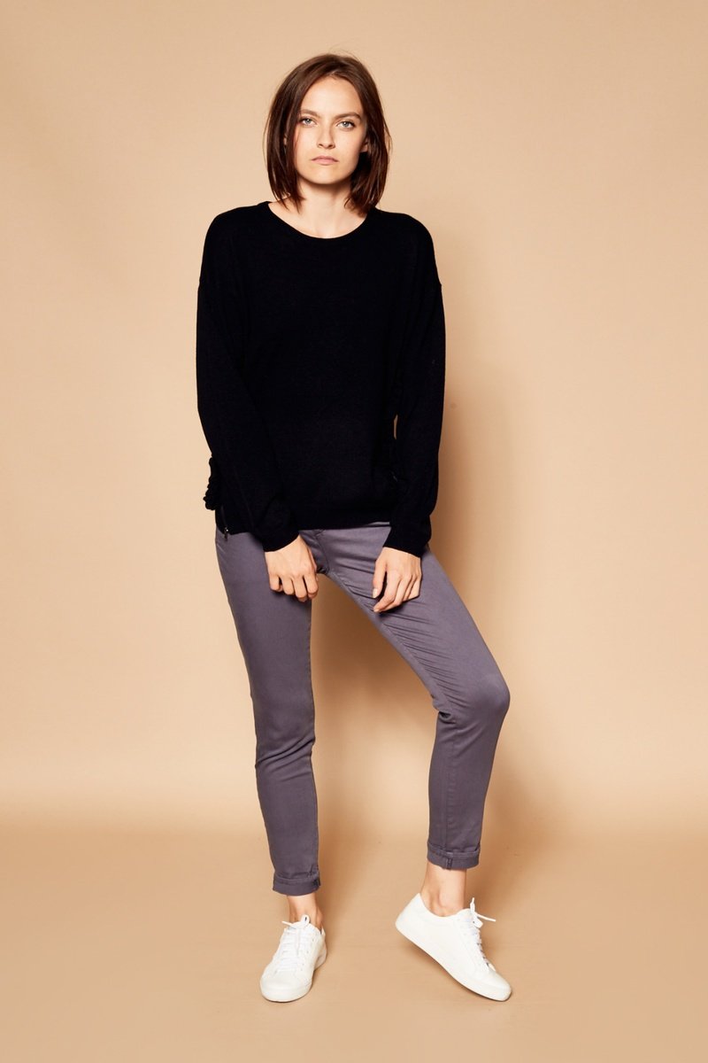 Pull En Laine Et Cachemire Miu - Noir