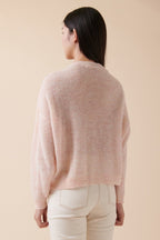 Pull En Laine Et Mohair Maximinus - Rose