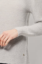 Pull En Mohair Et Laine Montreuil - Gris