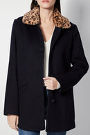 Manteau En Laine Loyal - Bleu Marine