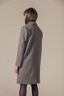 Manteau En Laine Lorela - Gris Chiné