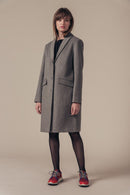 Manteau En Laine Lorela - Gris Chiné