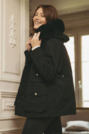 Parka À Capuche Lorraine - Noir