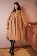 Manteau En Laine Laurenzo - Camel