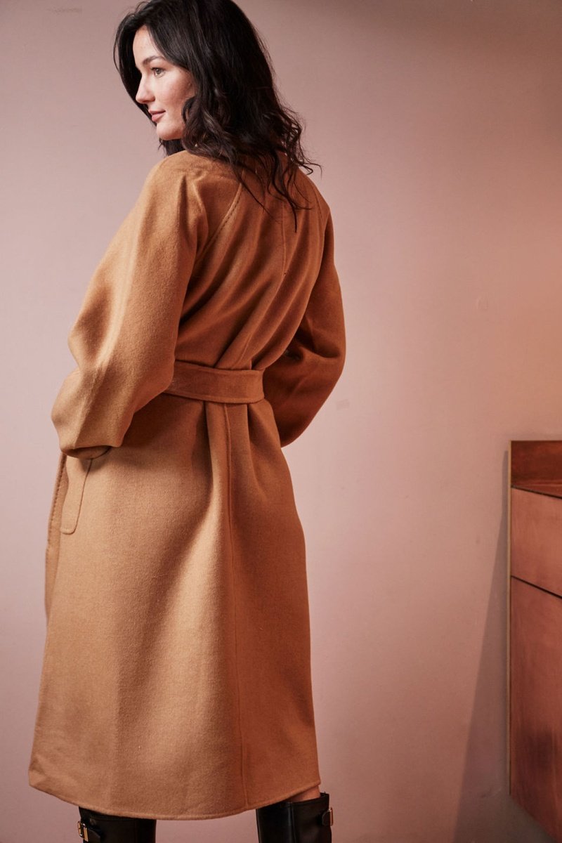 Manteau En Laine Laurenzo - Camel