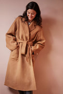 Manteau En Laine Laurenzo - Camel