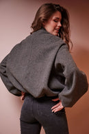 Bomber Vosges - Gris Foncé Chiné