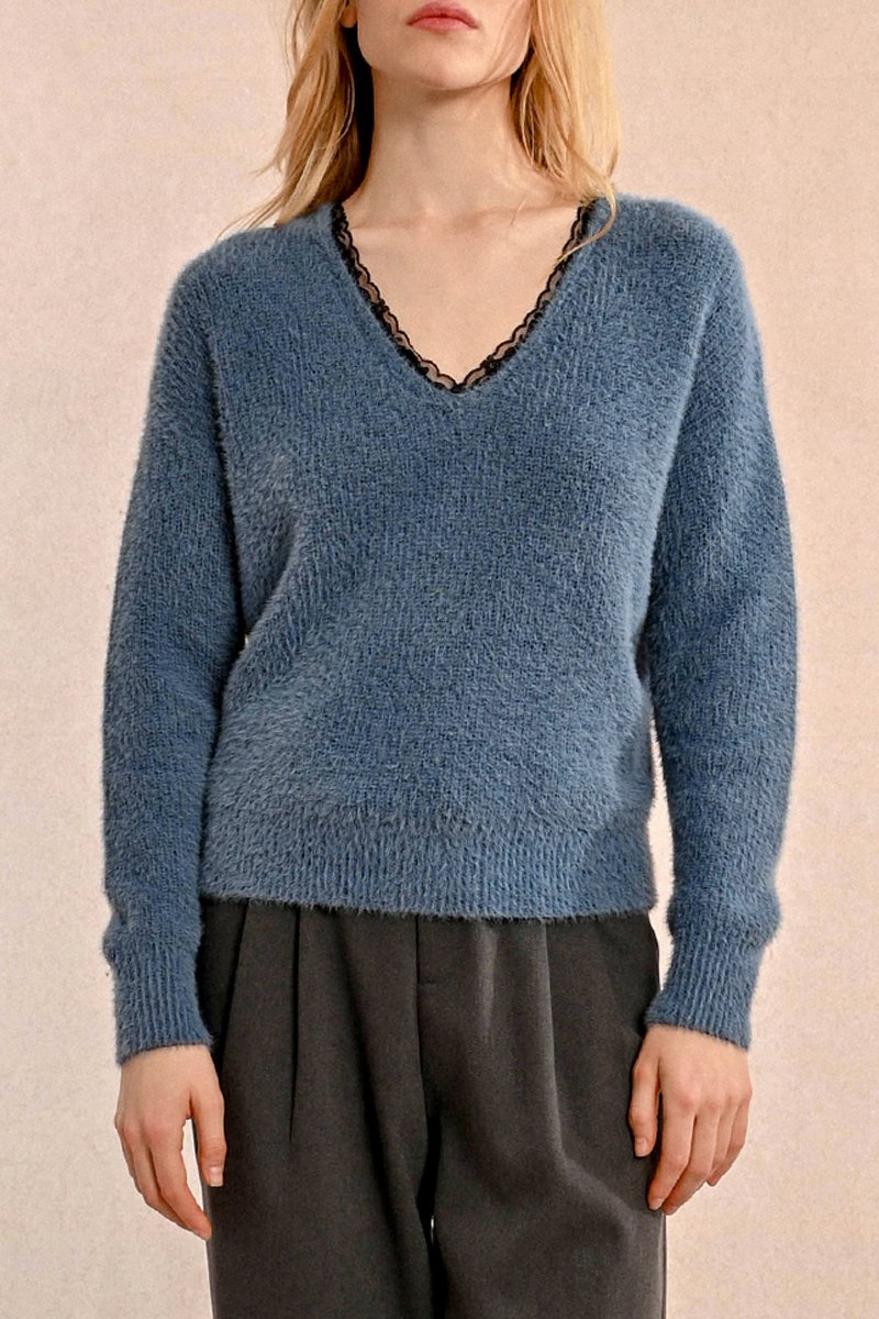 Pull - Bleu - Molly Bracken - Femme