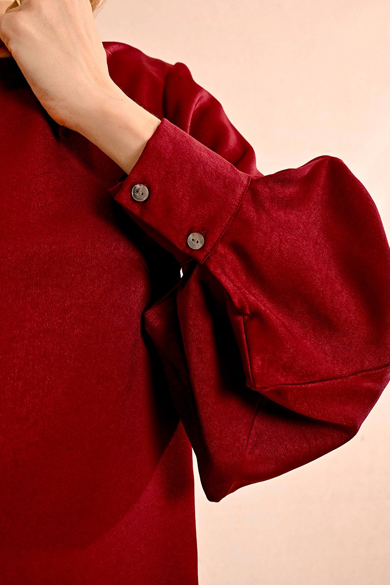 Robe Droite - Bordeaux - Molly Bracken - Femme