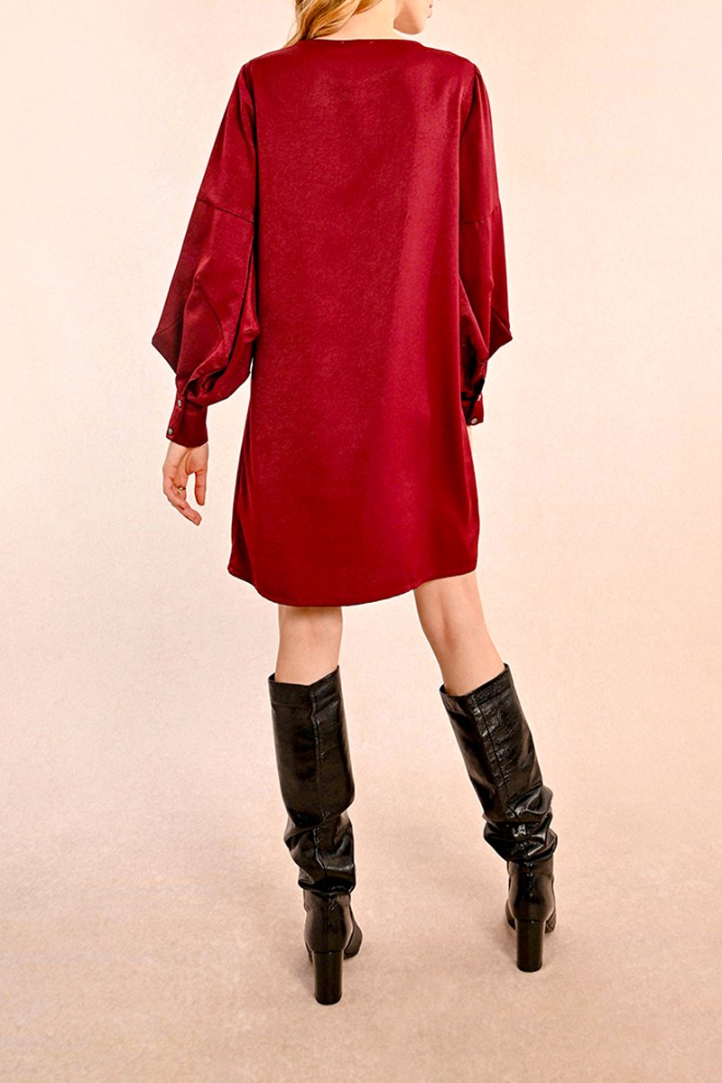 Robe Droite - Bordeaux - Molly Bracken - Femme