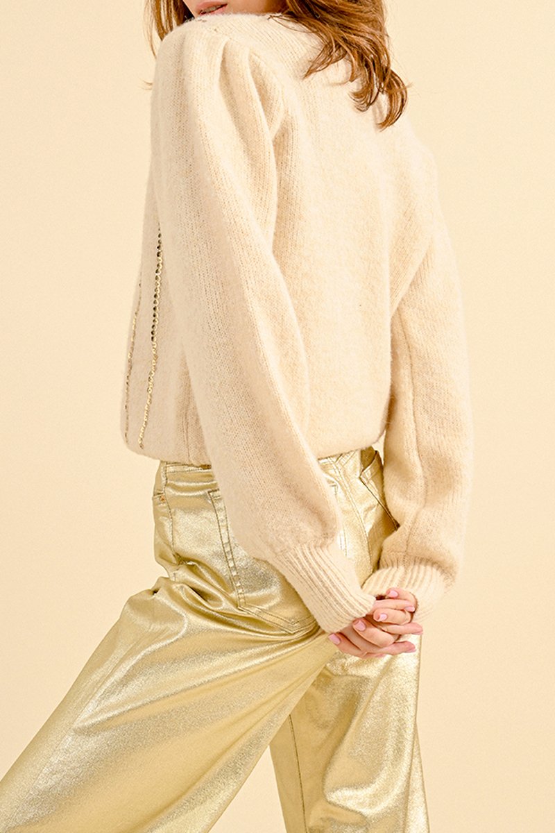 Pull - Beige - Molly Bracken - Femme