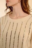 Pull - Beige - Molly Bracken - Femme